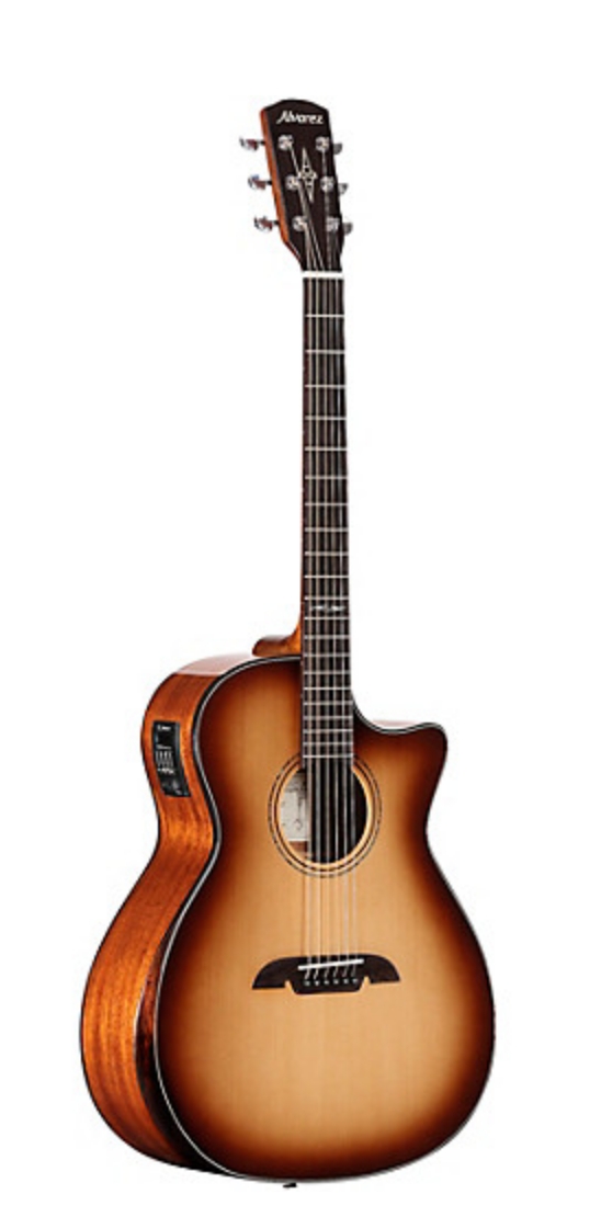 Alvarez AG610CEAR Grand Auditorium Acoustic-Electric Guitar Shadow Burst