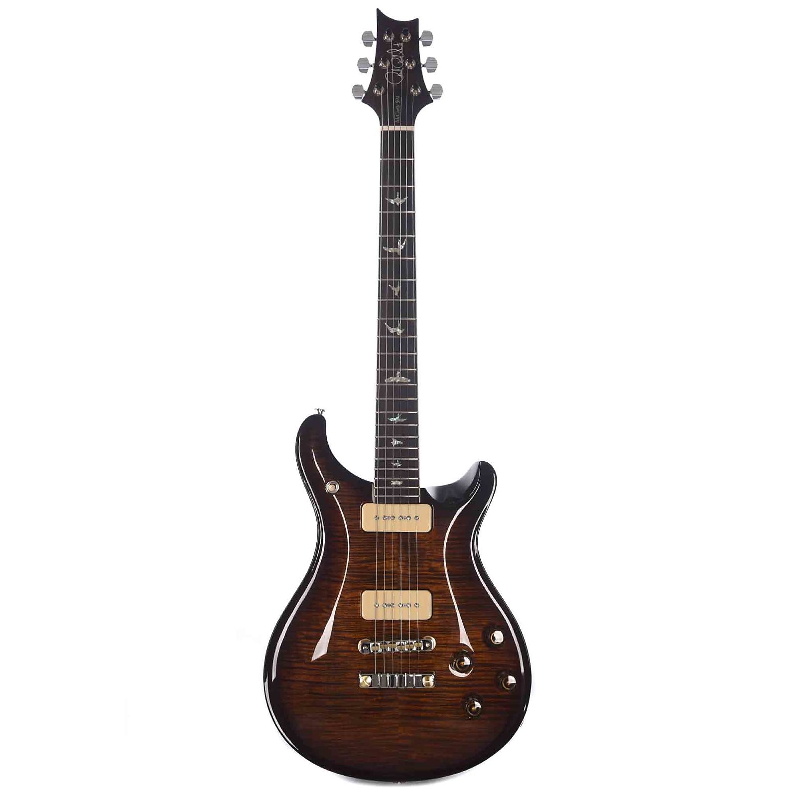 PRS McCarty 594 Soapbar Limited Edition 10 Top Pattern Vintage Neck - Black Gold Burst