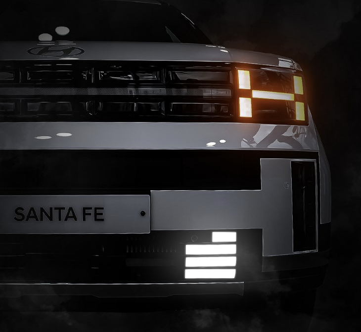 สติกเกอร์กันชนหน้า Hyundai SANTA FE Hybrid ฮุนได ซานตา เฟ่