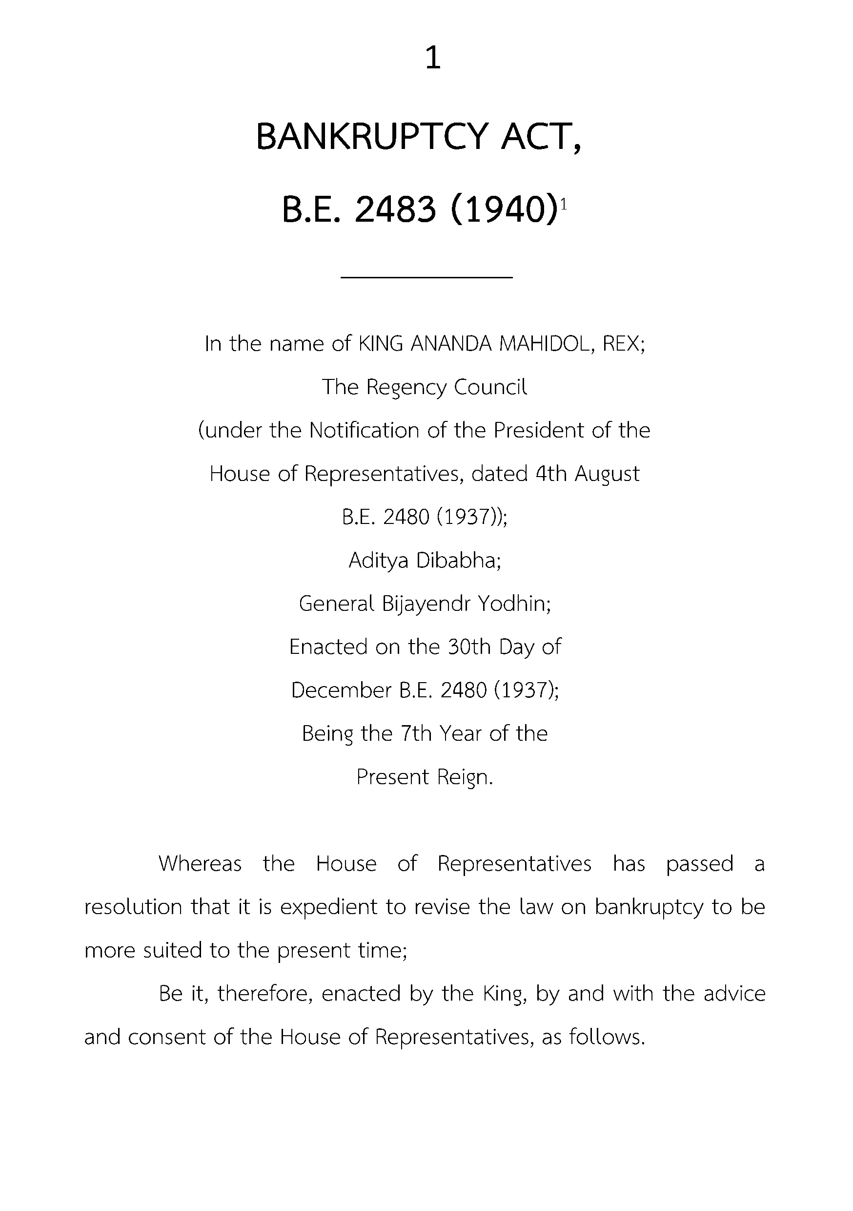 (e book) พ.ร.บ.ล้มละลาย แปลไทย-อังกฤษ Bankruptcy Act (Updated) พุทธศักราช 2483 ปรับปรุงใหม่ 2566