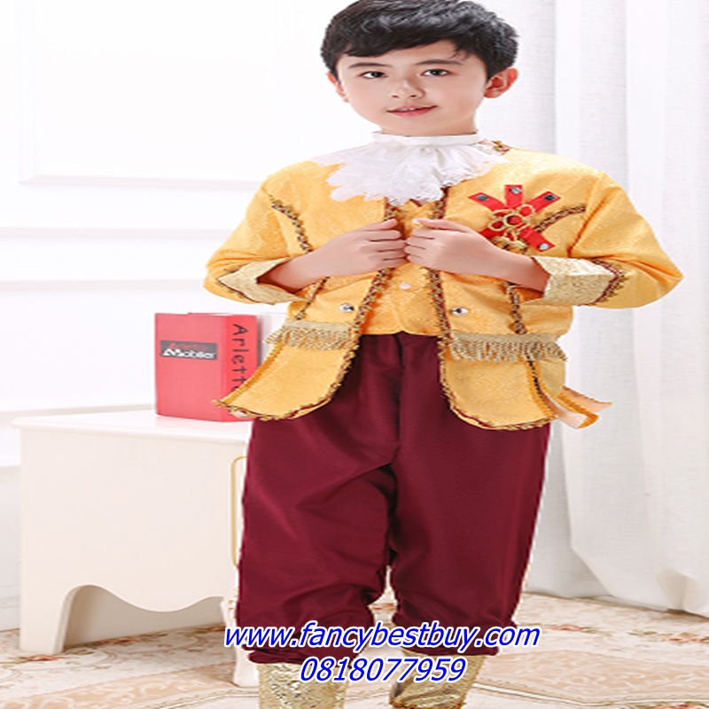 ชุดประจำชาติรัสเซีย ชุดประจำชาติฝรั่งเศส ชุดประจำชาติยุโรป มีขนาด 110, 120, 130, 140