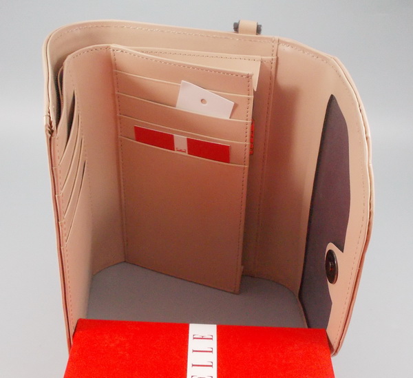 กระเป๋าสตางค์ ELLE เบจ ใหม่ แท้