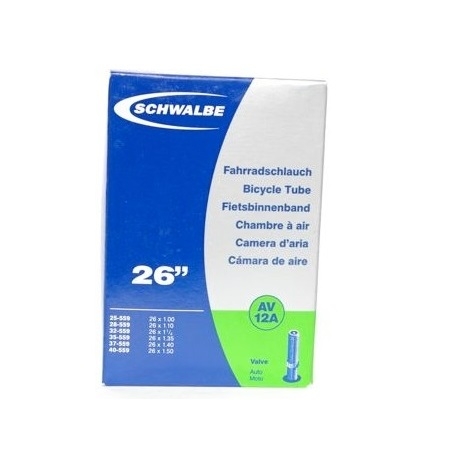 ยางใน schwalbe AV12A 26 x 1.00-1.50AV 40mm จุ๊บใหญ่