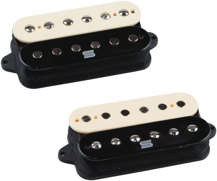 Seymour Duncan Duality Humbucker Pickup - Zebra Neck and Bridge Set