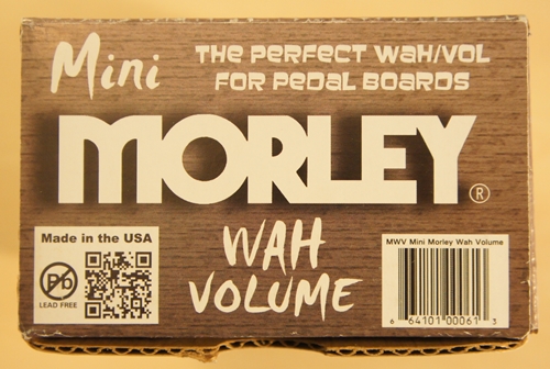 Morley MWV Mini Wah Volume Guitar Effects Pedal