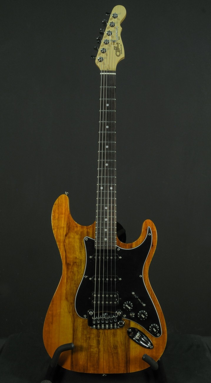 G&L Legacy HSS - Black Limba Top - Honeyburst No.8806