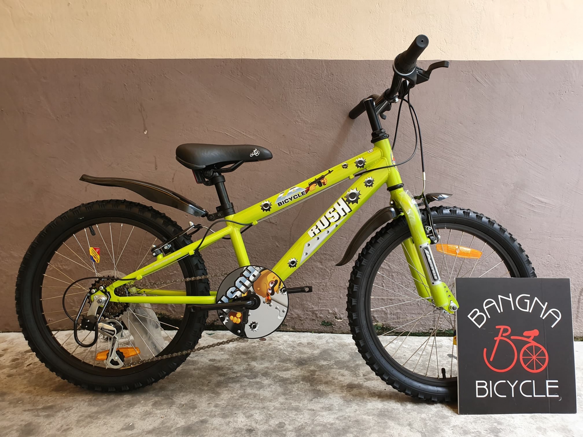 รถจักรยานเด็ก LA Rush 20 มีเกียร์ 6 สปีด [สีใหม่ ลายใหม่]