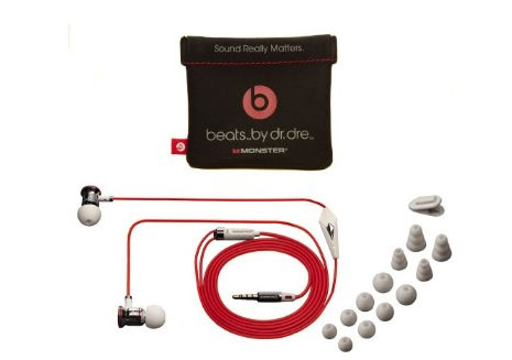 Monster iBeats Headphones with ControlTalk - In-Ear Noise Isolation - Chrome