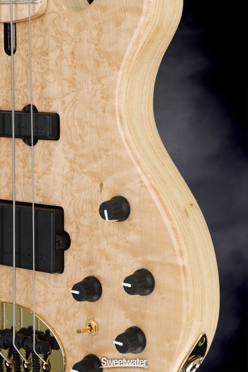 Lakland 55-94 Deluxe, Exotic Top - Birdseye Maple with Maple fingerboard