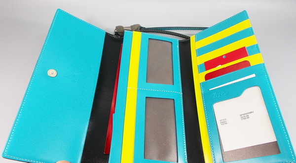 กระเป๋าสตางค์ bsc ดำ-ฟ้า ใหม่ แท้