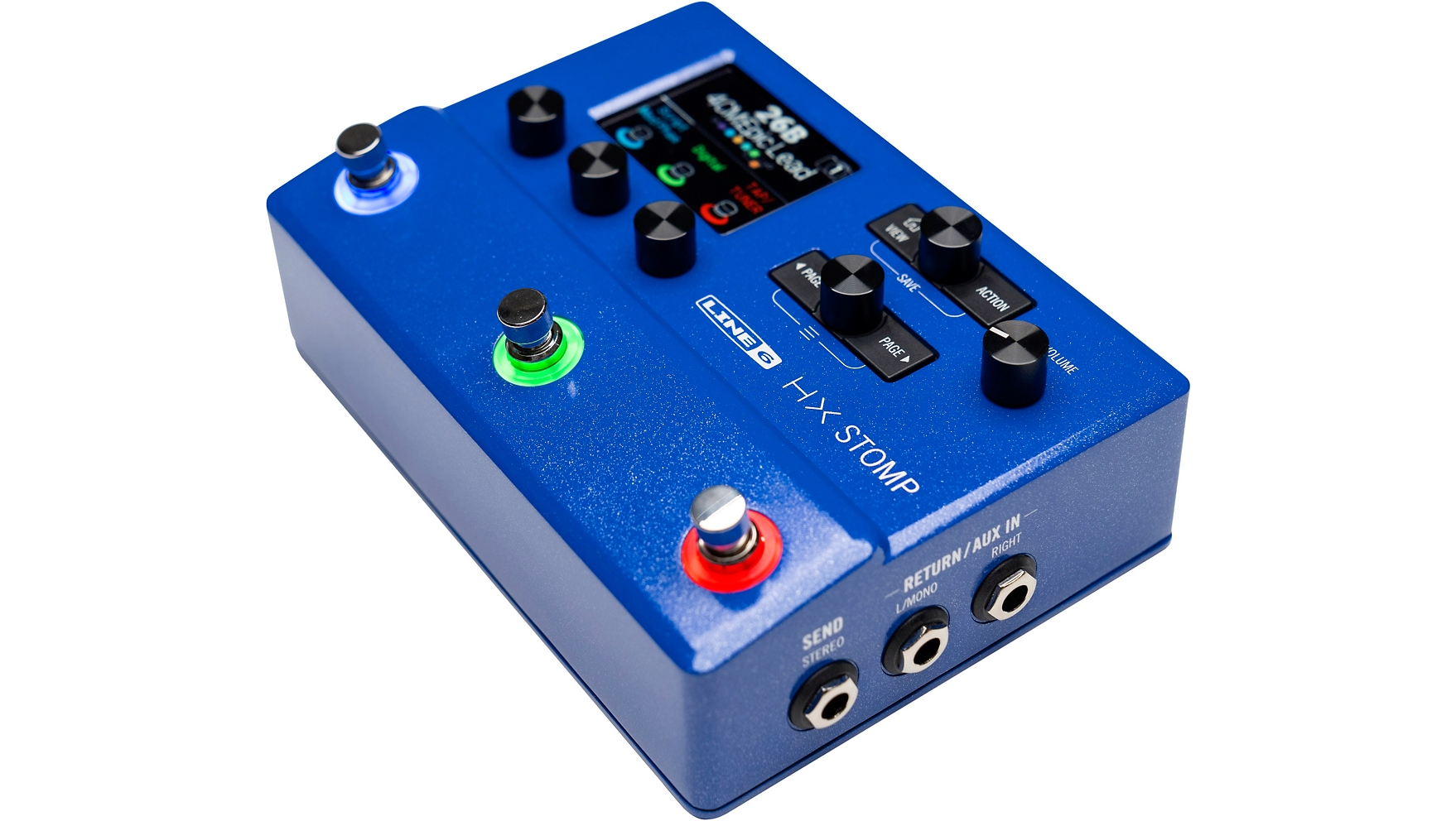 Line 6 HX Stomp Limited-Edition Lightning Blue Multi-Effects