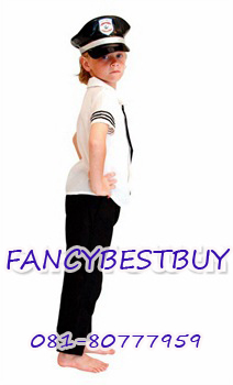 ชุดนักบิน Captain สำหรับแฟนซีชุดอาชีพต่างๆ มีขนาด XL