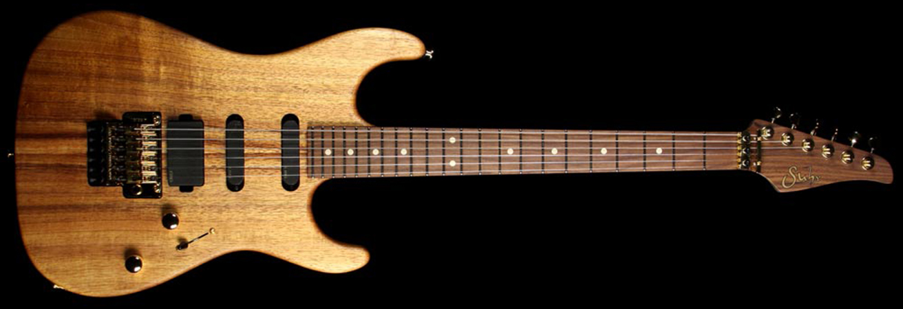Suhr Standard Reb Beach Spec Koa Electric Guitar Natural Oil