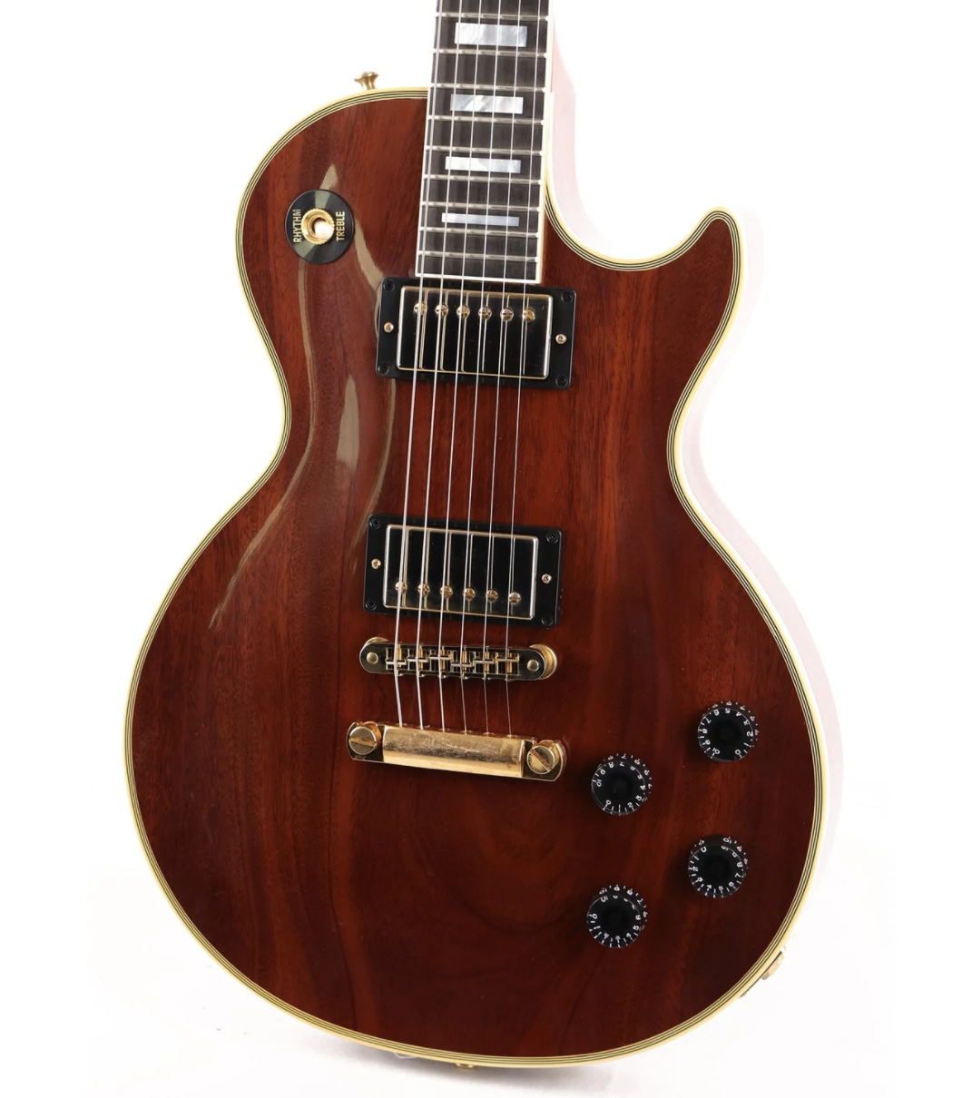 Gibson Custom Shop Les Paul Custom Mahogany Top Walnut Stain Made 2 Measure