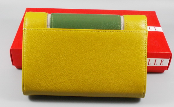 กระเป๋าสตางค์ ELLE เหลืองมัสตราด ใหม่ แท้