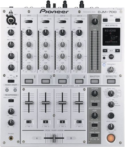 Pioneer DJM-700 4-Channel Digital DJ mixer with Effects