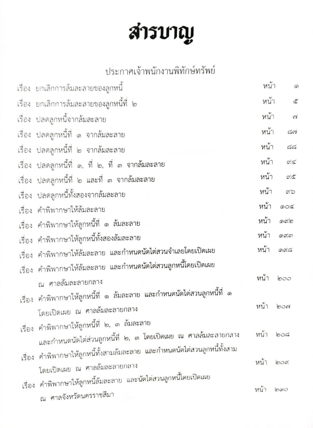 กฎหมายออกใหม่ ตอนที่ 54/65 28 ประกาศเจ้าพนักงานพิทักษ์ทรัพย์