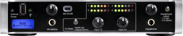 Hercules DeeJay Trim + Scratch 4&6 DJ Audio Interface and Time Code Software