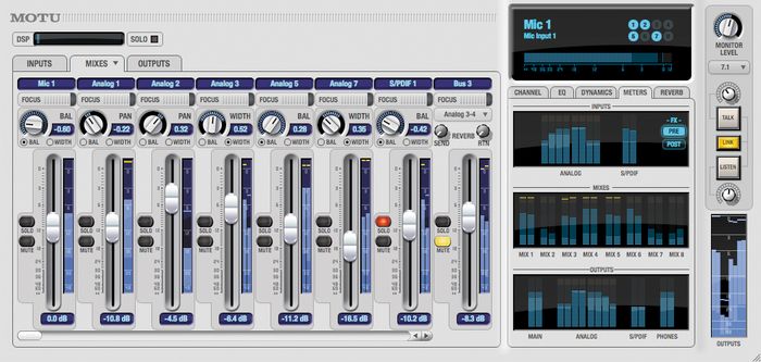 MOTU 828mk3 Hybrid Firewire Audio Interface