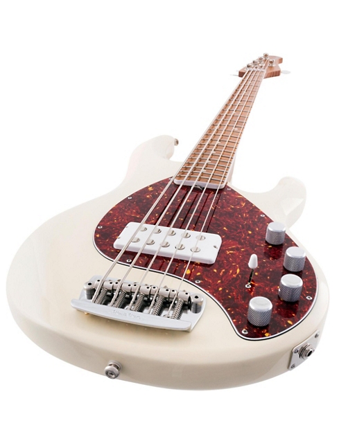 Ernie Ball Music Man 30th Anniversary StingRay5 Five-String Electric Bass Guitar - Transparent Buttercream