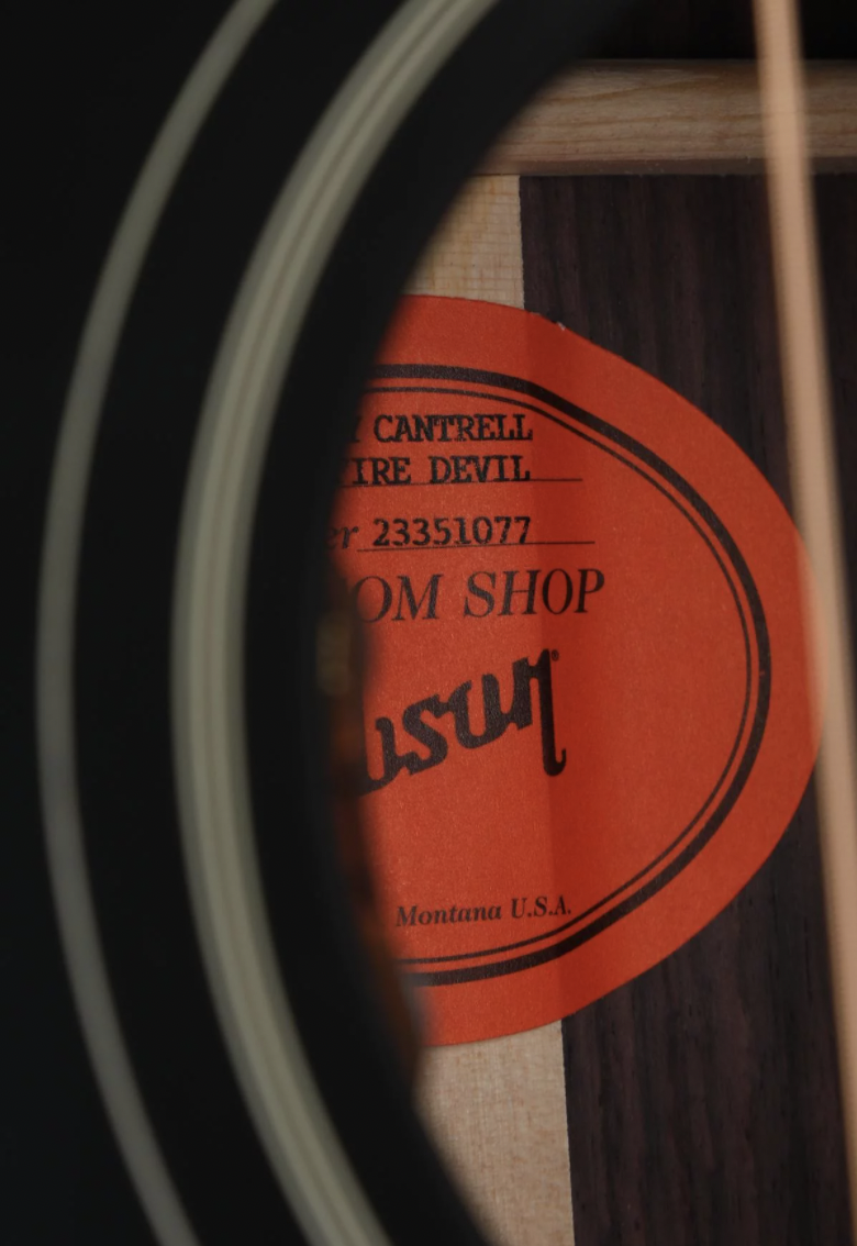 Gibson Acoustic Jerry Cantrell "Fire Devil" Songwriter Limited-edition Acoustic-electric Guitar - Ebony