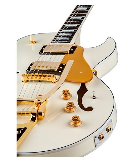 Dean Colt with Bigsby & Piezo Semi-Hollowbody Guitar Vintage White