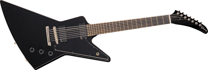 Explorer 7-String Electric Guitar (Ebony)