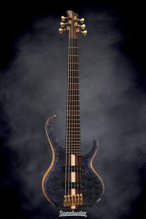Ibanez Premium BTB1606E 6 String Bass - Deep Twilight Flat