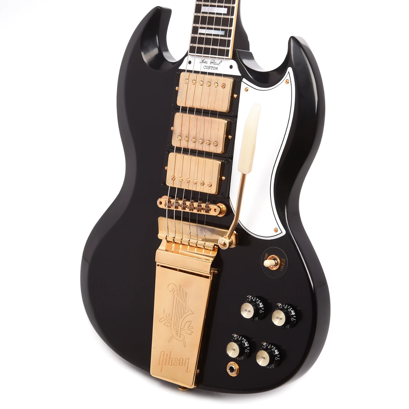 Gibson Custom Shop SG Custom 3-Pickup Oxblood VOS w/Maestro Vibrola