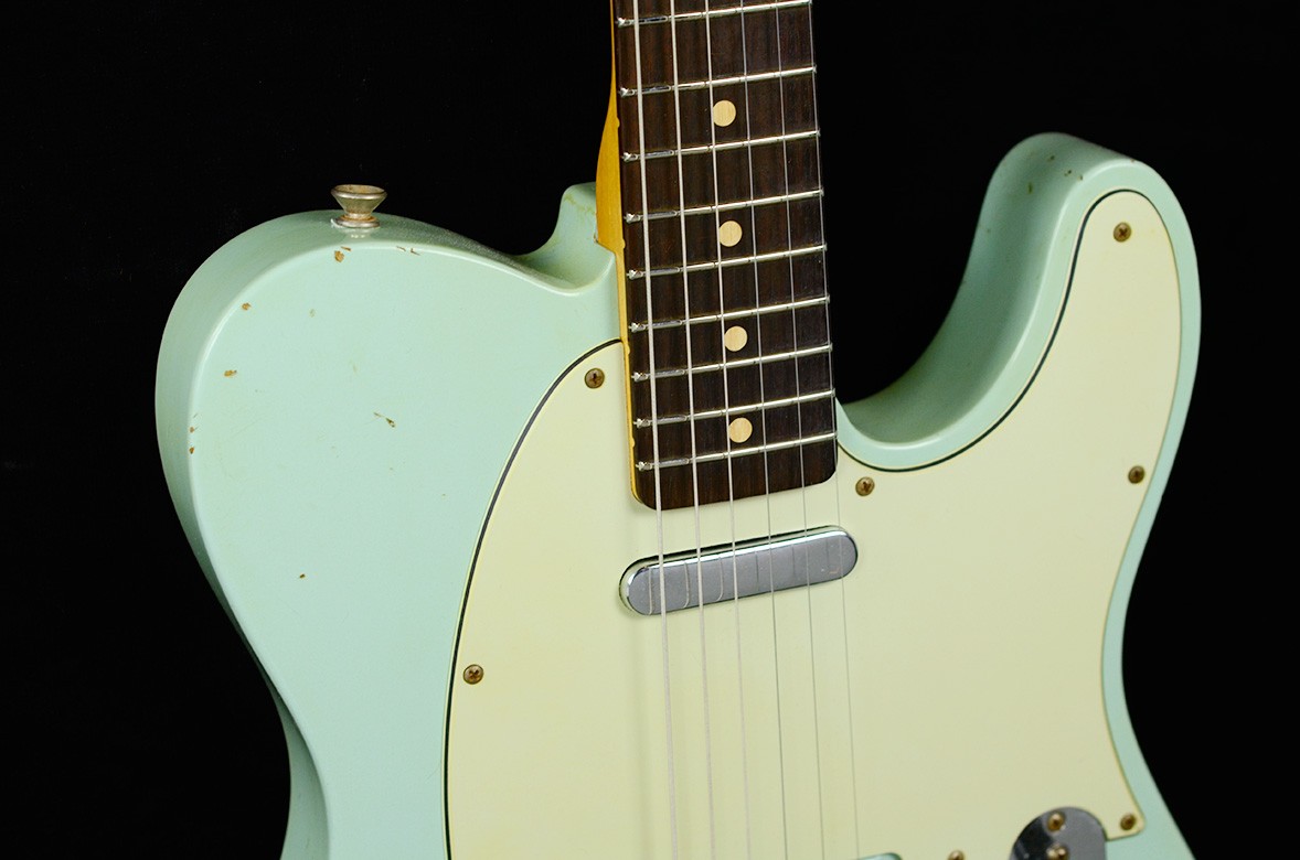 Fender Custom Shop 63 Tele - Faded Sonic Blue - Relic - R71497