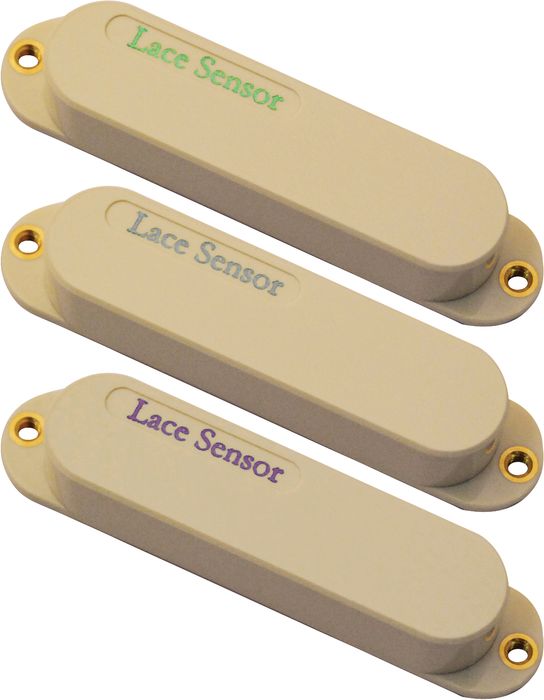 Lace Sensor Emerald-RW Silver-Purple Guitar Pickup Set