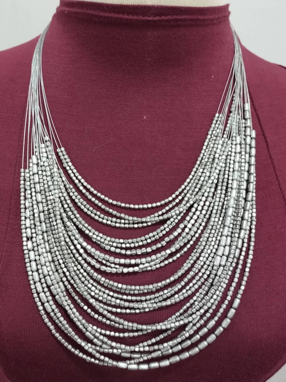 สร้อยคองานถักเปีย โชคเกอร์ แฟชั่น