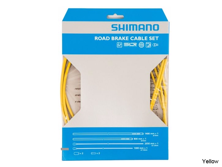 [SALE 50%] ชุดสายเบรคหมอบ Shimano PTFE สาย SIL-TEC หน้า/หลัง