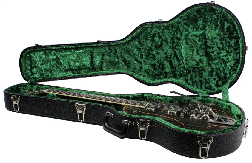 Trussart SteelDeville w/ B7 Bigsby in Dark Rust-O-Matic Pinstripe