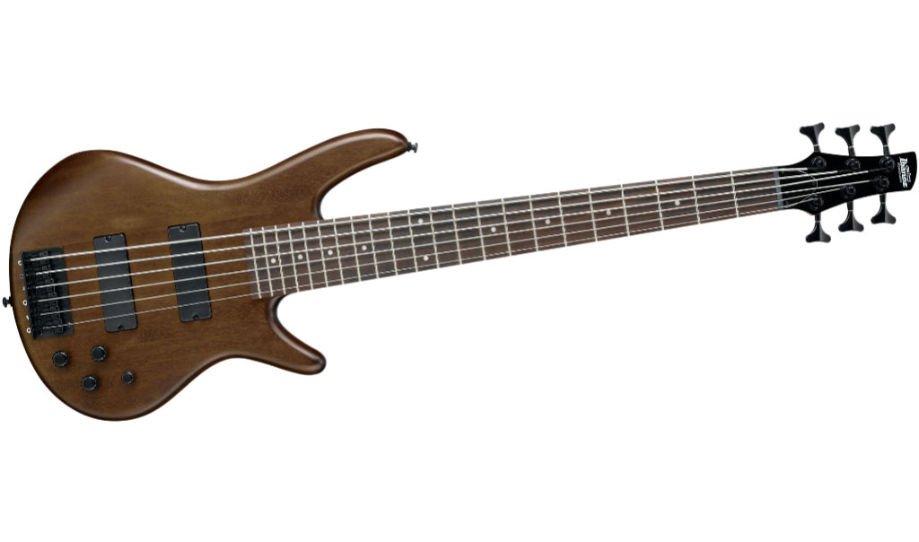 Ibanez GSR206 6-String Electric Bass Walnut Flat finish Rosewood fretboard