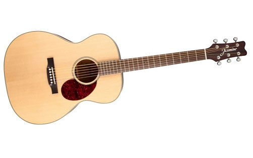 Jasmine JO-37 Solid Top Orchestra Acoustic Guitar Natural