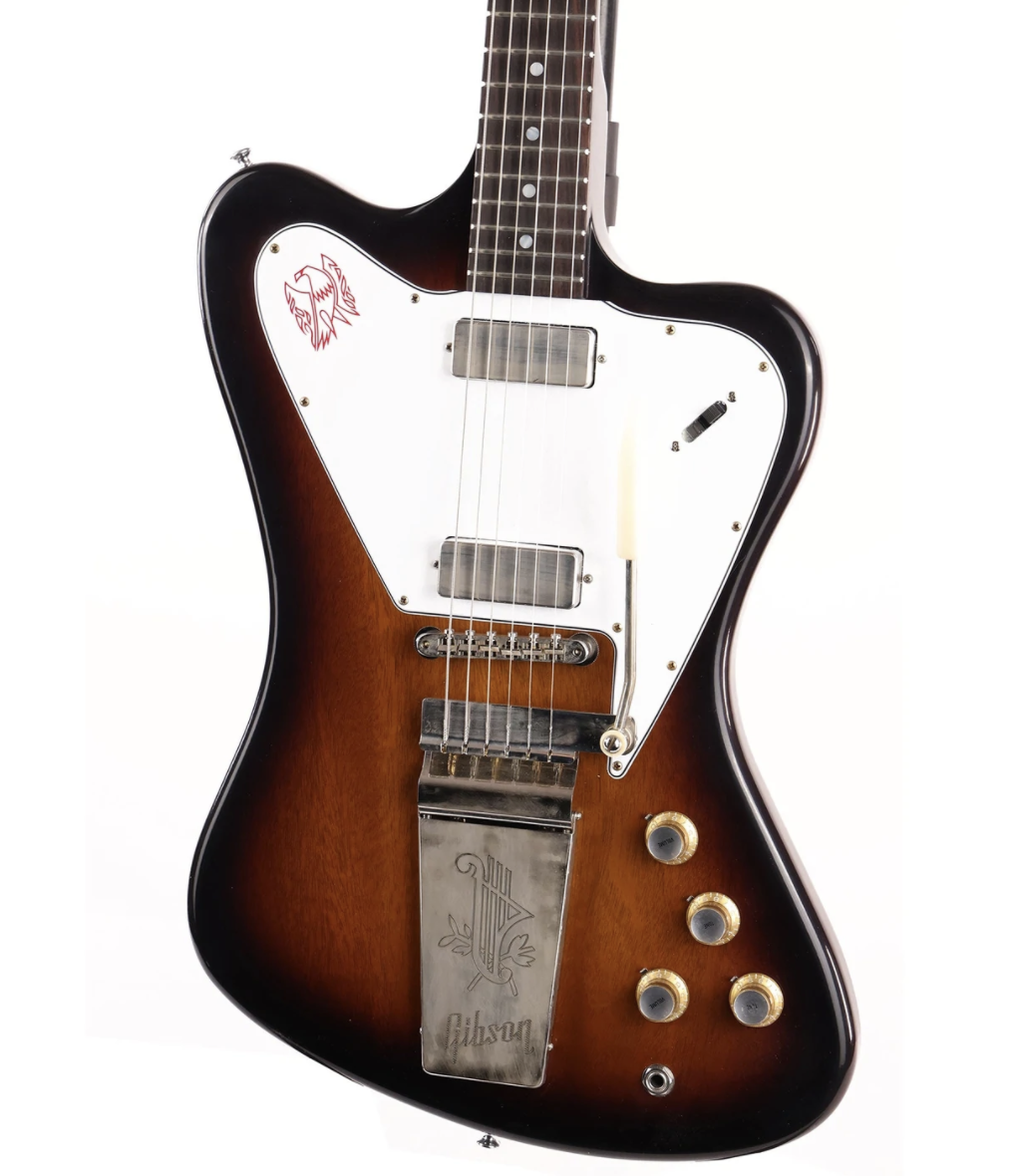 Gibson Custom Shop 1965 Non-Reverse Firebird V w/ Maestro Vibrola VOS Vintage Sunburst