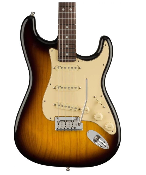 Fender American Ultra Luxe Stratocaster - 2-color Sunburst with Rosewood Fingerboard