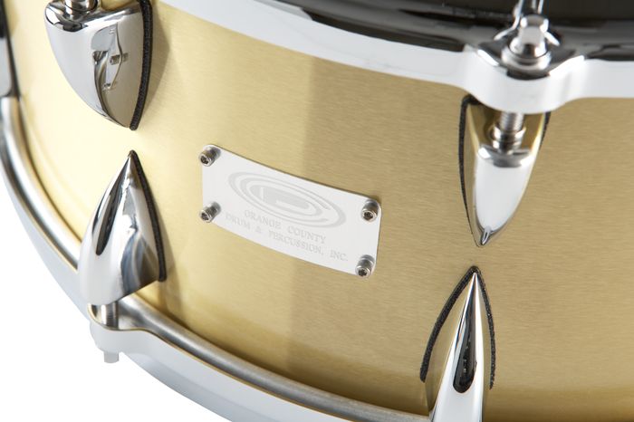Orange County Drums and Percussion Brushed Bell Brass Snare Drum