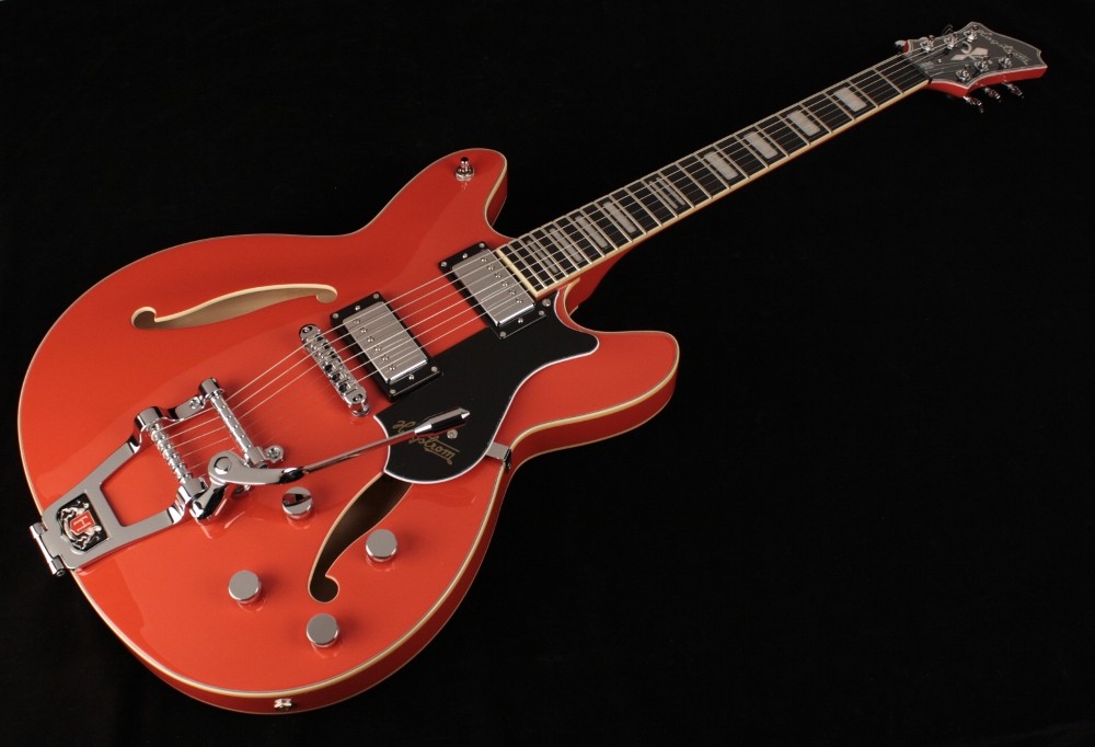 Hagstrom Tremar Viking Deluxe - Cream Red