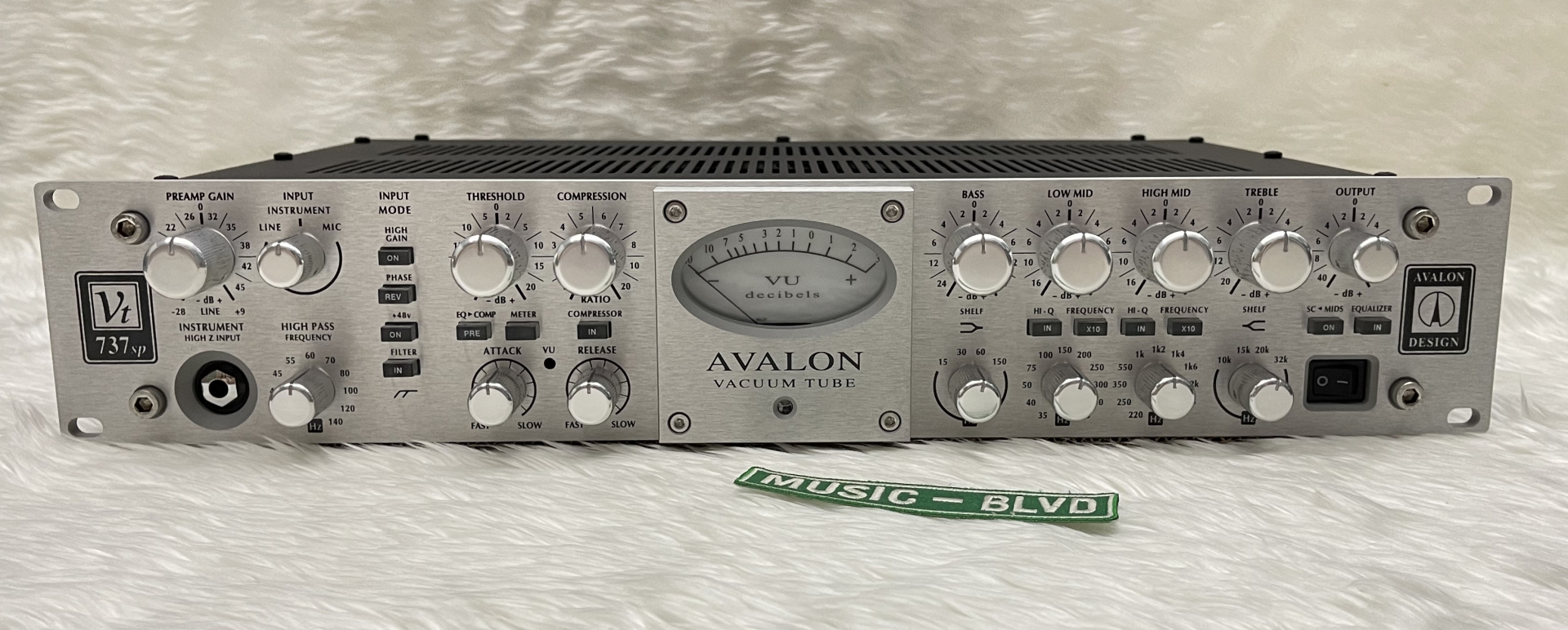 Avalon VT-737sp Class A Mono Tube Channel Strip