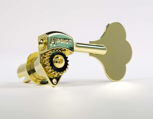 Hipshot Ultralite LIC HB6C 1/2 inch. Bass Tuners 5 string (5 inline, 3x2 etc) Gold