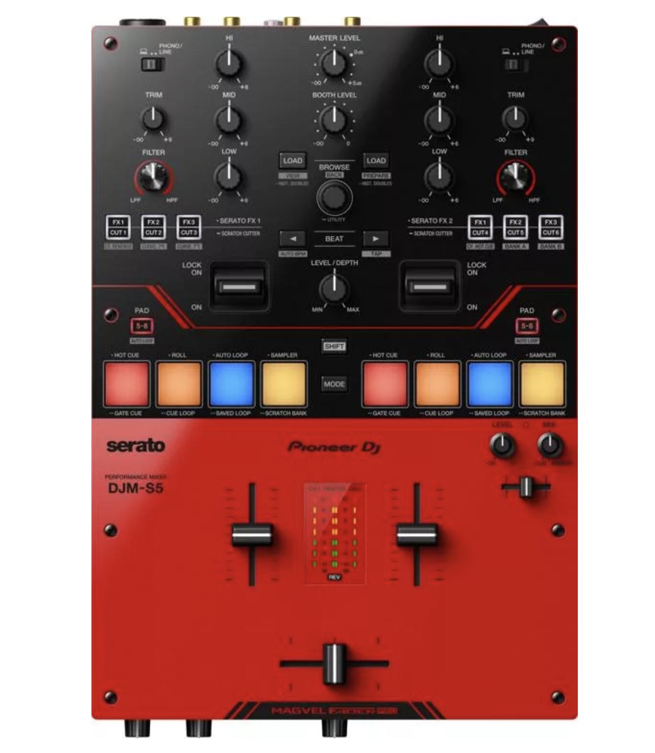 Pioneer DJ DJM-S5 2-channel Mixer for Serato DJ