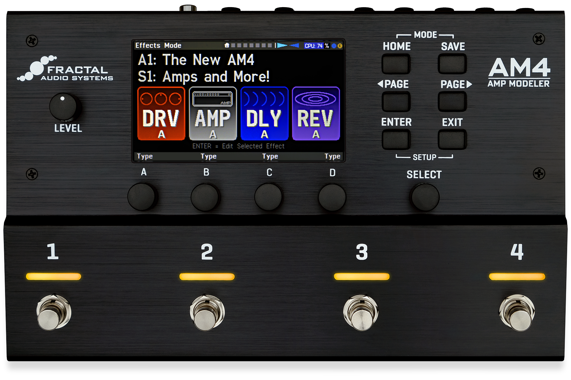 Fractal Audio AM4 - Compact Amp Modeler & Multi-FX