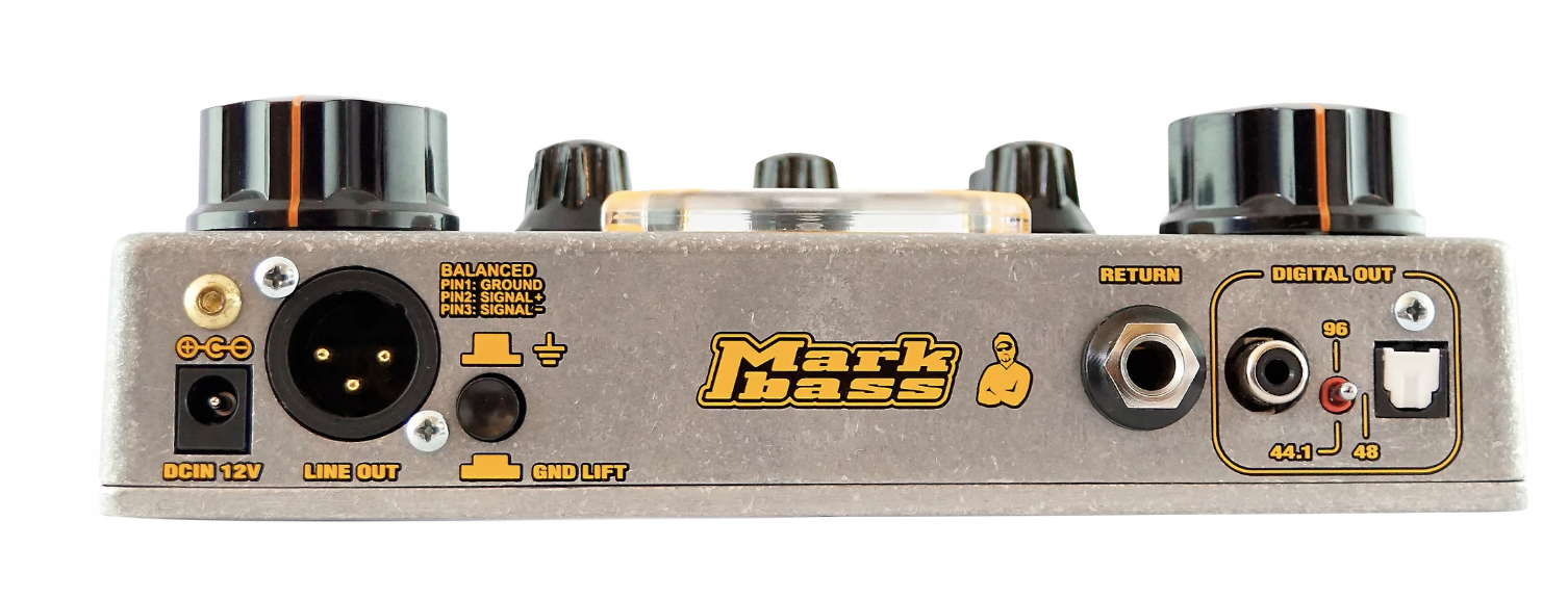 Markbass Mark Vintage Pre Tube Bass Preamp Pedal Metal