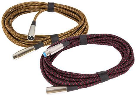Musician's Gear Tweed Lo-Z Woven Mic Cable