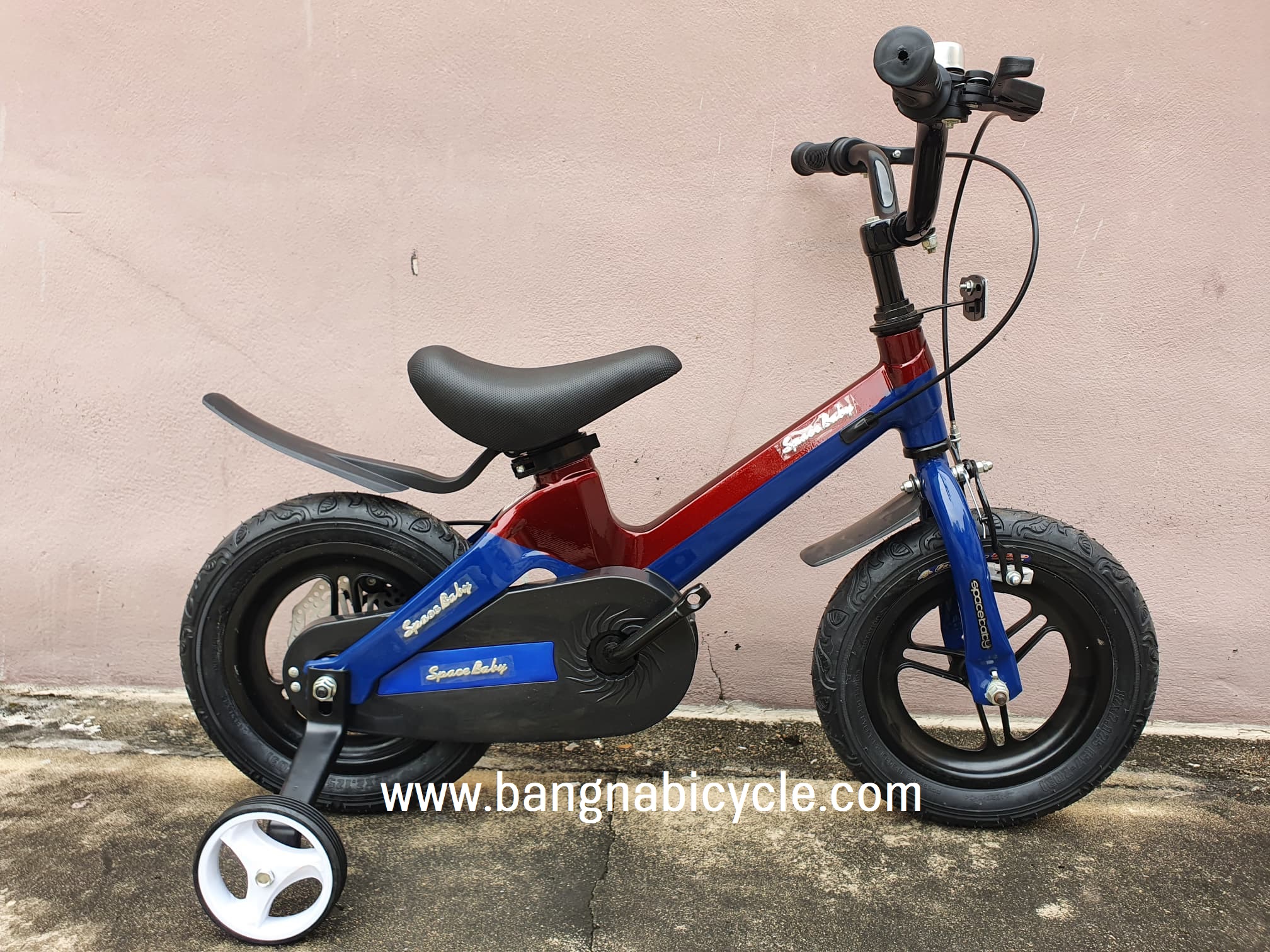 [SALE 20%] รถเด็ก SPACEBABY Peelus ตัวถังอลูมิเนียม 12 นิ้ว ล้อแมกซ์ ดิสเบรค