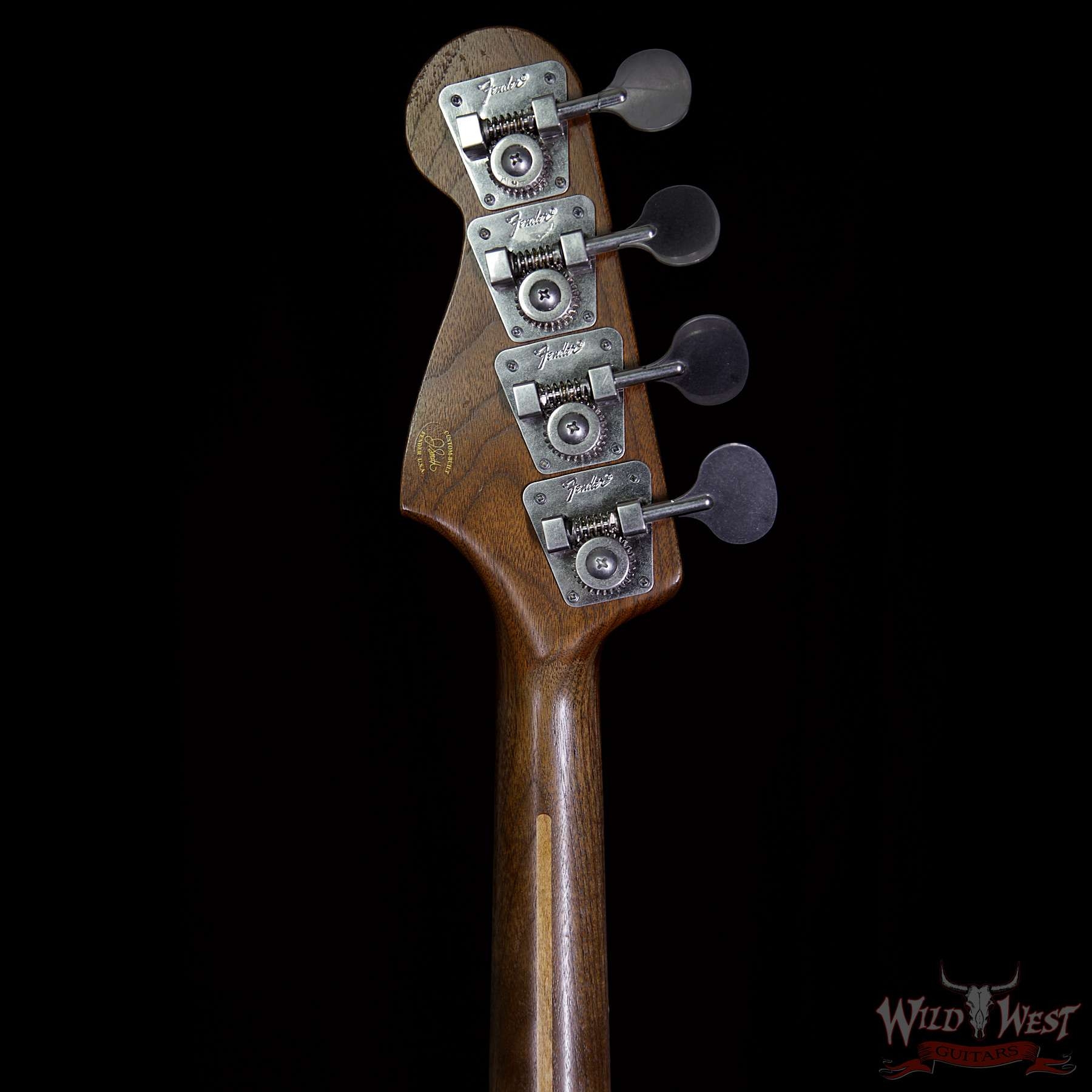 Fender Custom Shop Masterbuilt Jason Smith Late 60s P-Bass Relic Aged Cherry Red