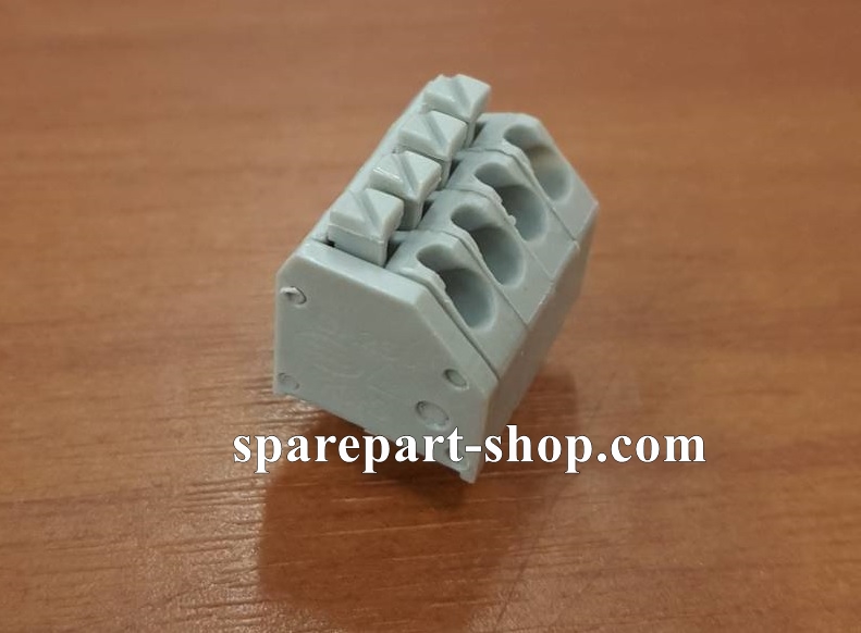 Terminal Block 4 Poles, PCB Spring,Pitch 3.5mm