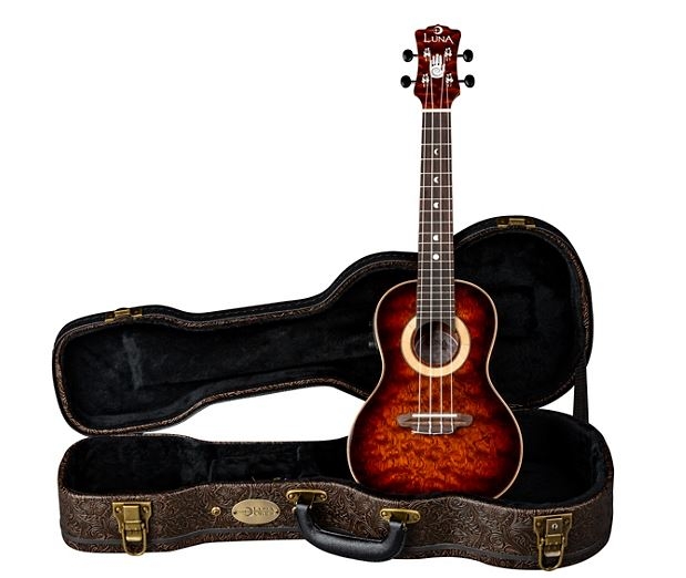 Luna Guitars 15th Anniversary Koa Concert Acoustic-Electric Ukulele Gloss Natural